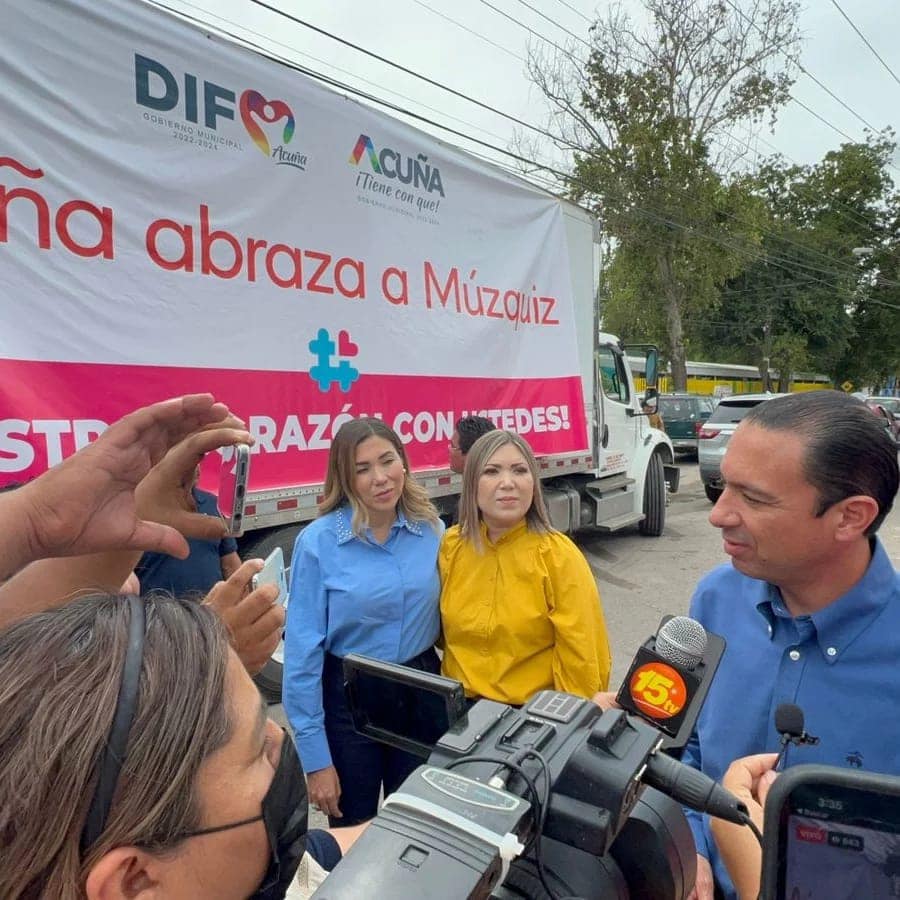 Alcaldesa Recibió Donativos De Acuña En Solidaridad Con Familias Afectadas