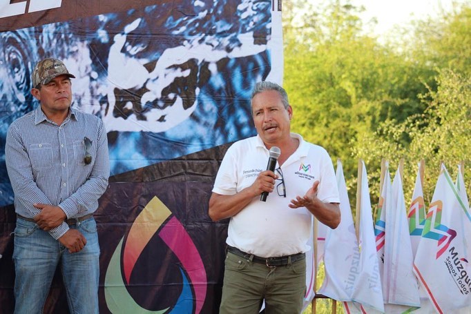 Alcaldesa Tania Flores Entrega Obra De  Ampliación De Red De Agua Potable En La Colonia Azteca