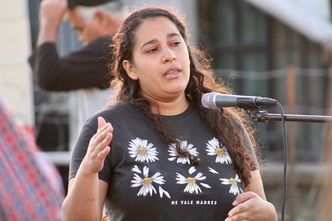 Alcaldesa Tania Flores Entrega Obra De  Ampliación De Red De Agua Potable En La Colonia Azteca