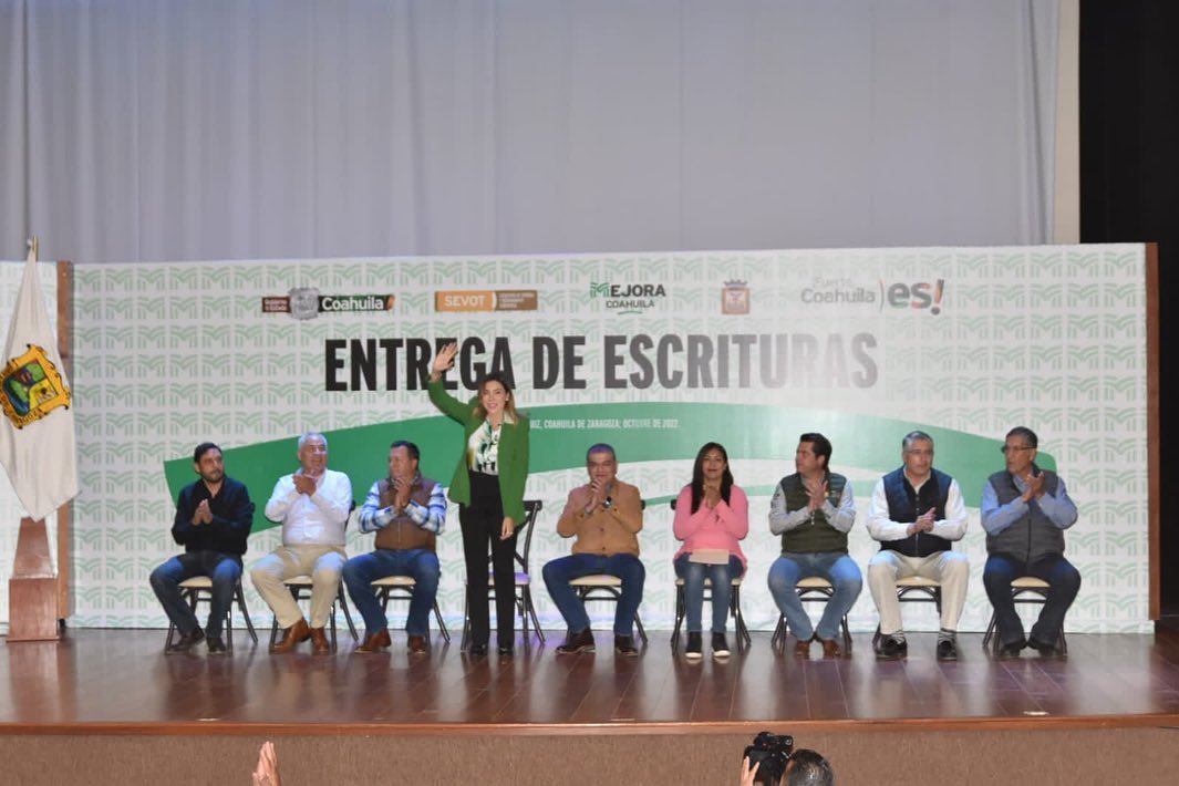 Municipio Y Estado Trabajan Por Brindar Certeza Jurídica Y Seguridad Patrimonial A Familias De Múzquiz: Entregan 158 Escrituras