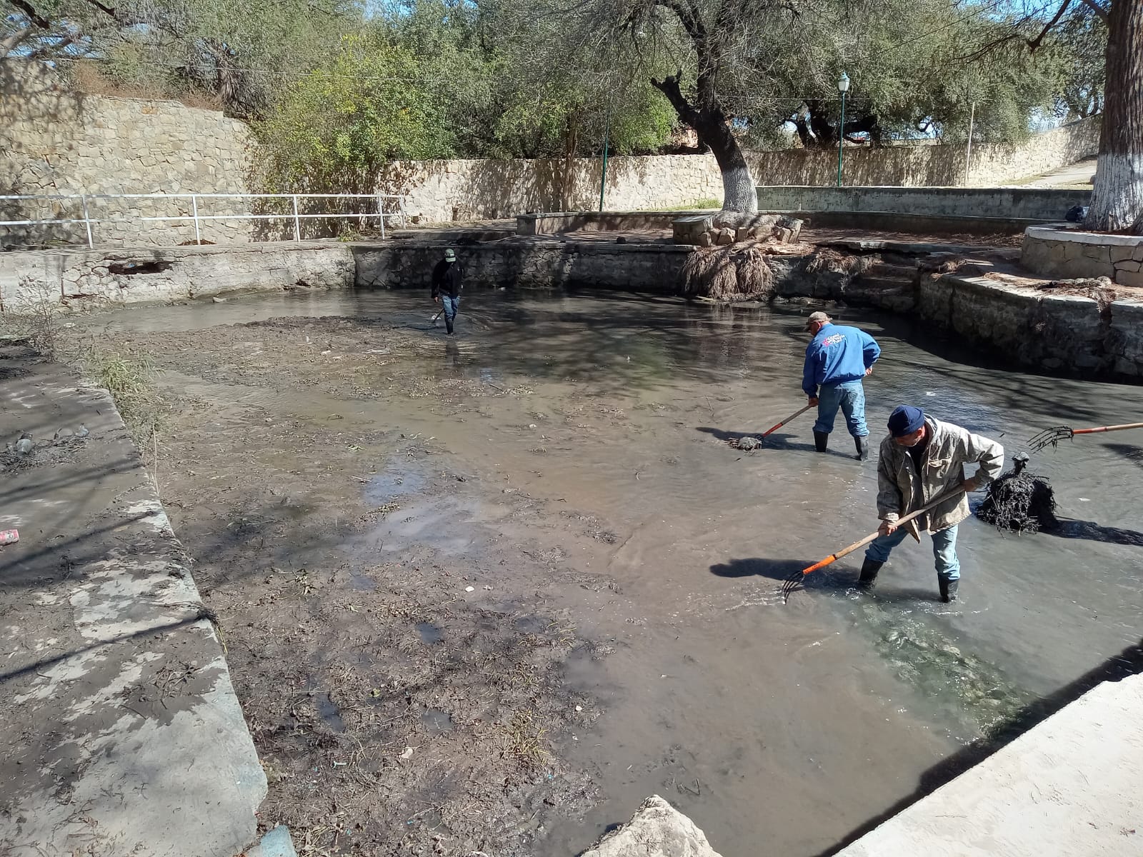 LIMPIEZA A FONDO EN EL PARQUE RECREATIVO “LA CASCADA”