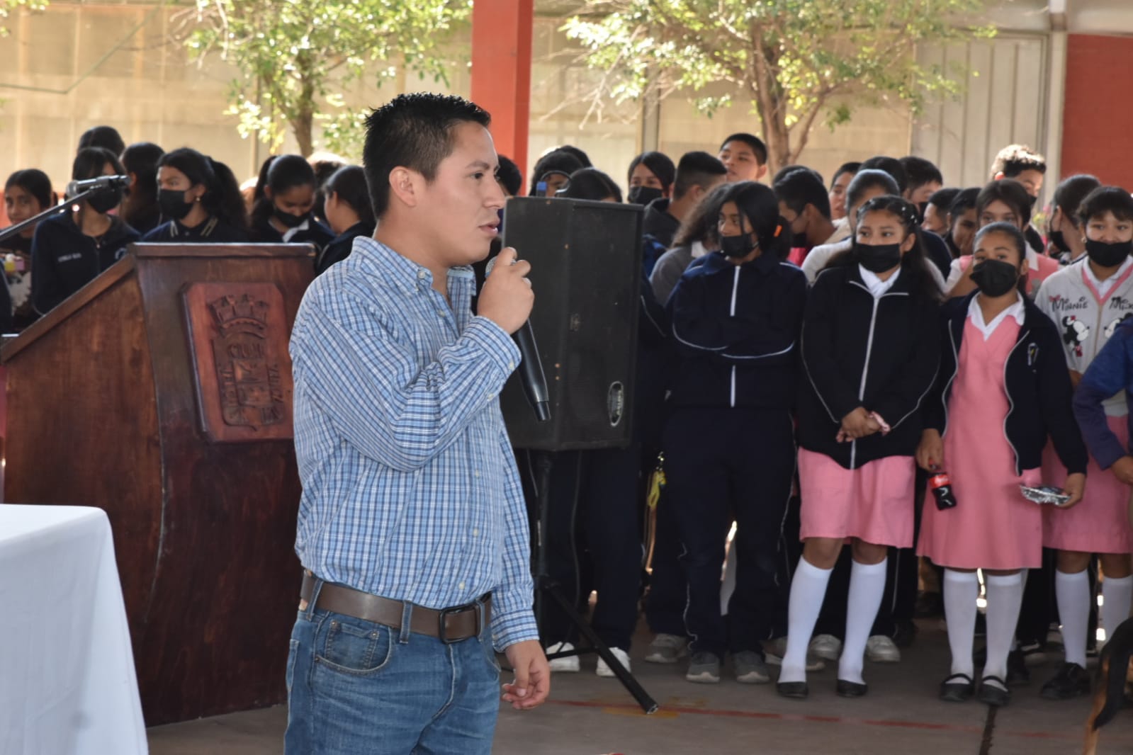 Lleva IMjuve Múzquiz plática a Secundaria de Barroterán