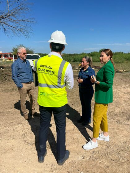 Tania Flores supervisa programa de internet en Rancherías